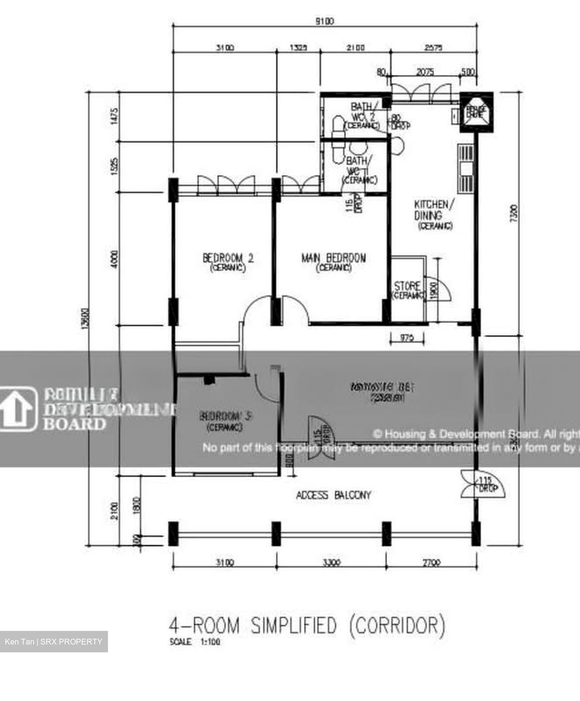 Blk 720 Khatib Spring (Yishun), HDB 4 Rooms #540626671
